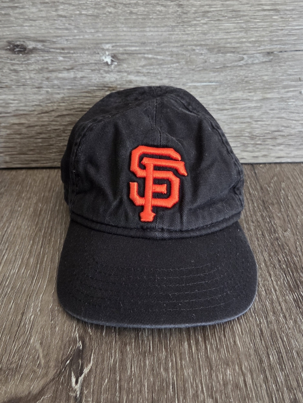 Infant Baby San Francisco Giants Black Baseball Cap with Orange Logo
